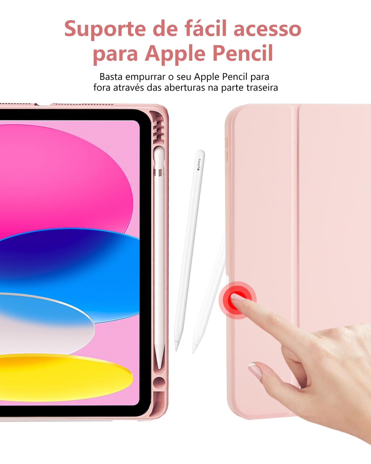 Capa para iPad Air 13 M4/M3/M2 / iPad Pro 12.9 6ª / 5ª / 4ª / 3ª